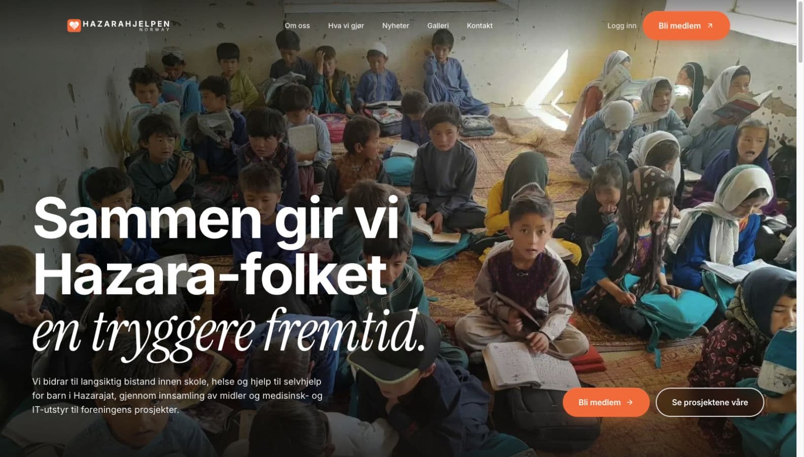 Hazarahjelpen: Humanitær plattform