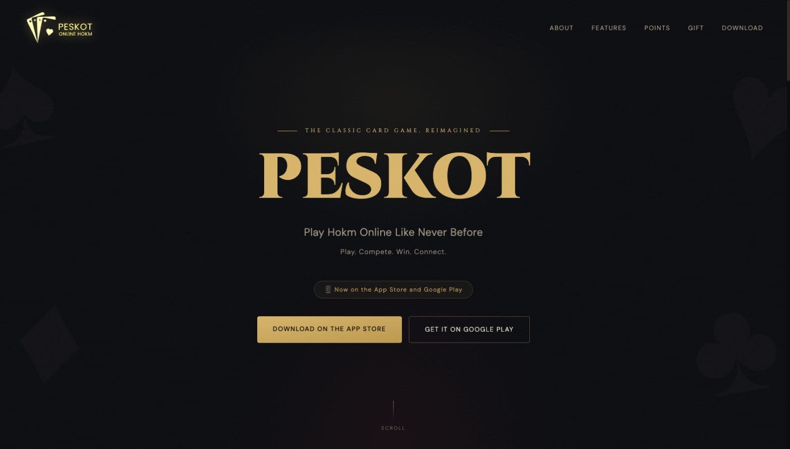 Peskot: Hokm-spill for mobil.